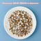 50g Mix Flatback Rhinestones Half Pearls for Craft Mixed Size 3mm-10mm Flat Back Rhinestones for Crafts Flatback Pearls for DIY Tumblers Mugs Nail Art Shoes Clothes (Champagne Gold Series)